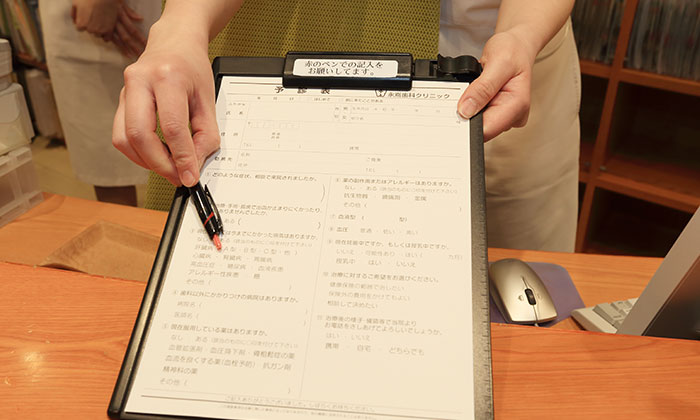 治療計画を立てている